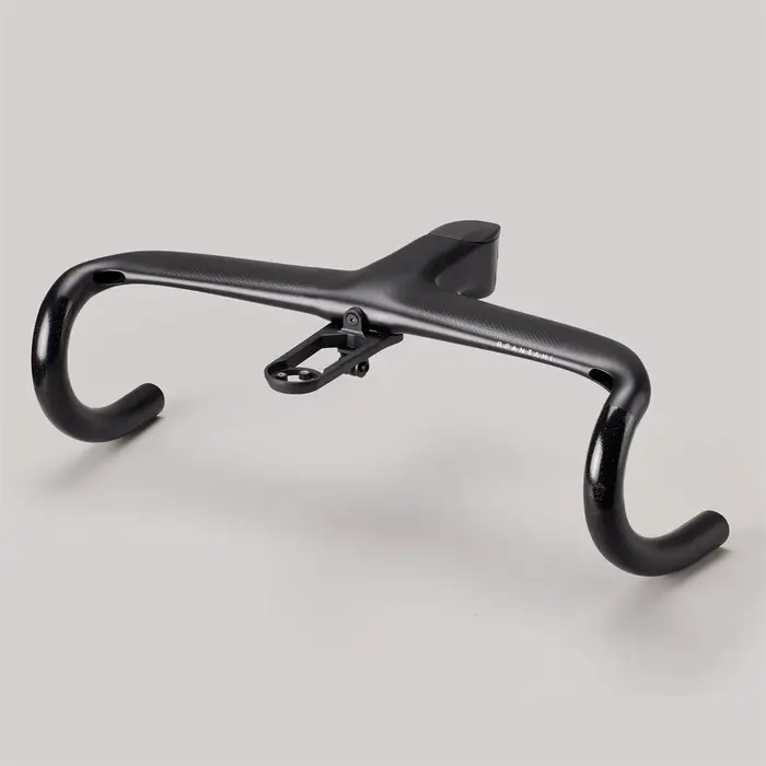 Guidon de vélo de route entièrement en carbone avec cockpit intégré -10 °   Vélo de course sur gravi