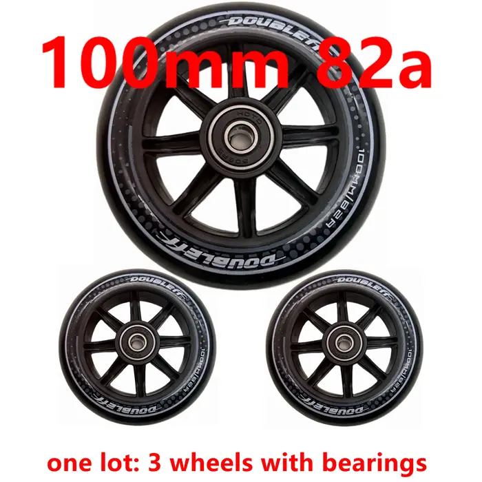 Roues de trottinette 90mm 100mm 110mm 85A avec roulements 3 roues/lot