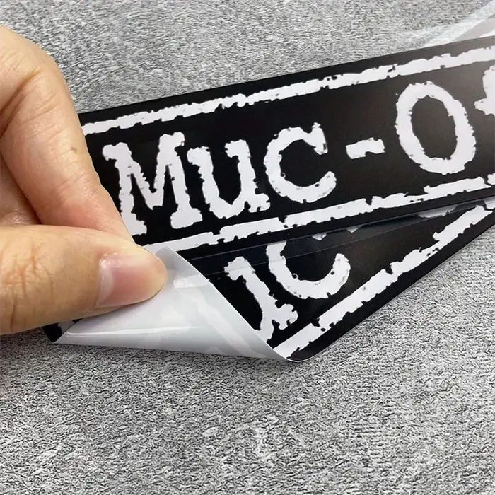1PC Muc - Off Brand Decals - Ensemble d'autocollants avec logo "Muc - Off" et icônes de gouttelettes croisées