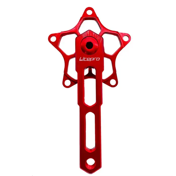 Litepro-Pédalier en alliage d'aluminium creux intégré pour vélo pliant
