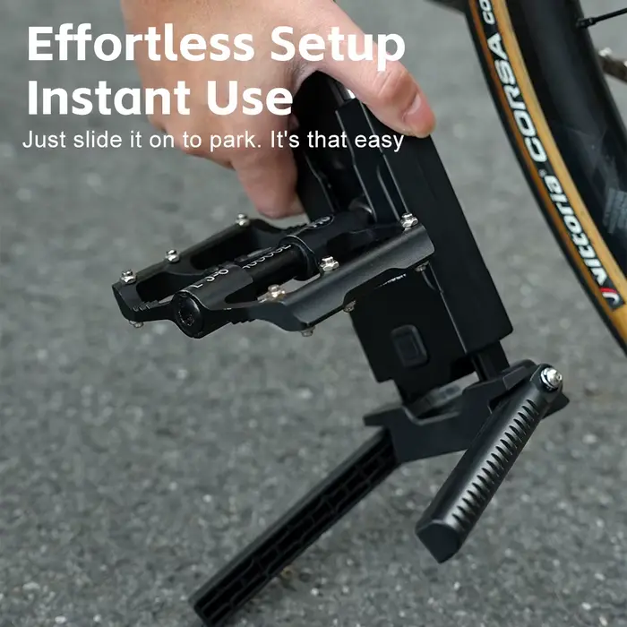 Cadre de pédale de vélo Portable support de stationnement