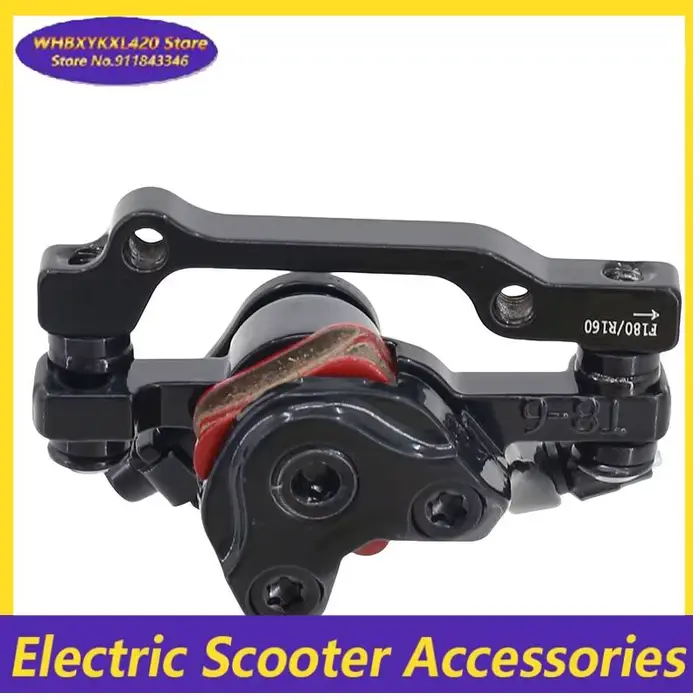 Frein à disque pour trottinette avec étriers mécaniques élégants, adapté à la modification d'accessoires de trottinette électrique
