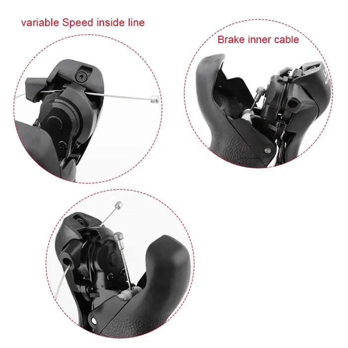 MicroNEW-Manette de vitesse de vélo de route, leviers de frein, dérailleur avant pour Shimano, 2x7, 