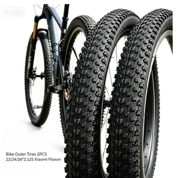 2 Pneus de Vélo 22/24/26 X 2.125 VTT