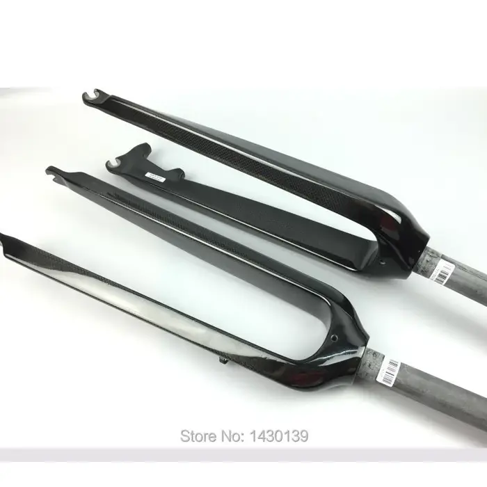 VTT fourche avant entièrement en Fiber de carbone frein à disque fourche dure mat vtt 26er 29er pièc