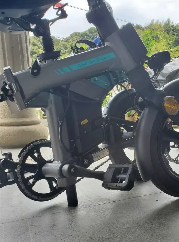 Tige de selle de vélo électrique pliant