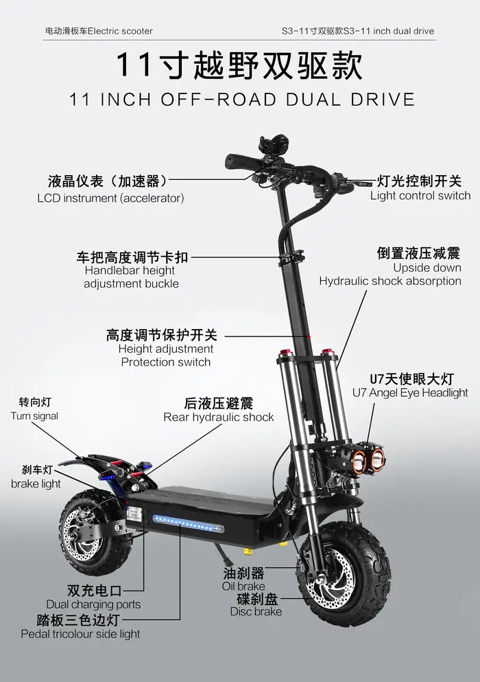 Scooter électrique de mobilité tout Terrain