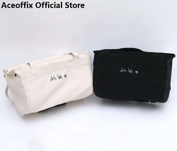 Sac en toile pliable pour vélo Bromsilice