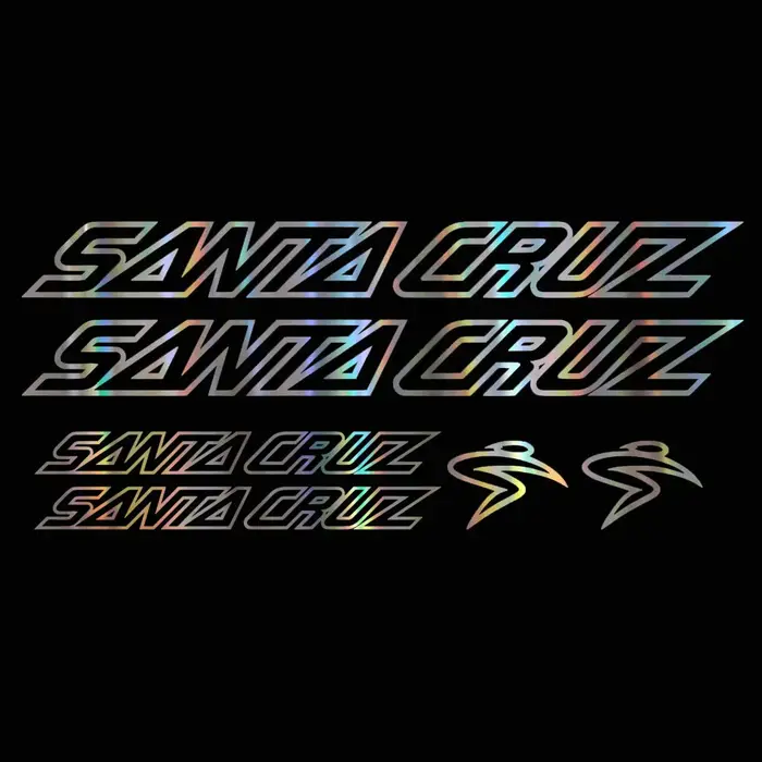 pour ensemble d'autocollants/autocollants de vélo Santa Cruz