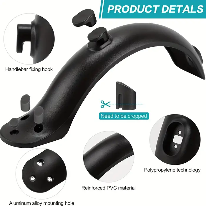 Garde-boue arrière pour trottinette électrique Xiaomi Mi M365 1S Pro