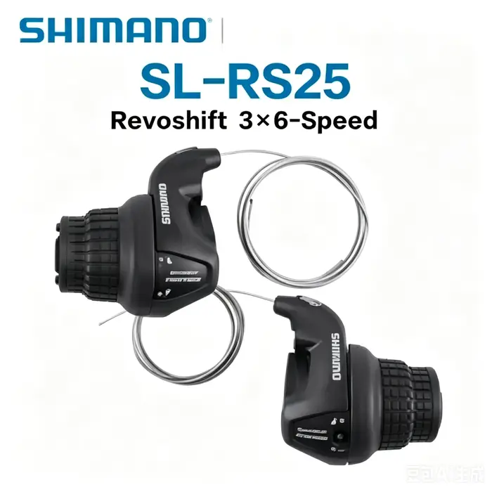 Levier de vitesses Shimano Tourney SL RS25 Revoshift Grip Bike Twist Shifter 3*6s 3*7s 18S 21s pour vélo avec poignées RS35 comme RS31 RS36