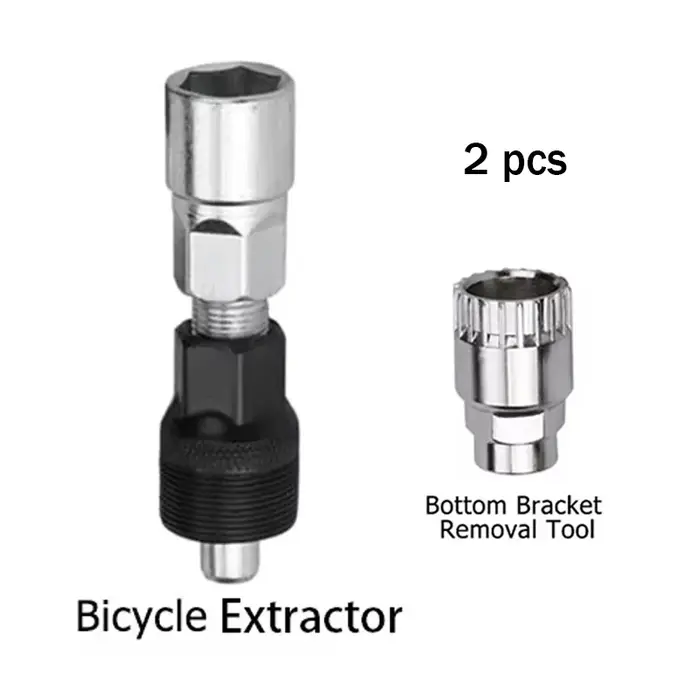 Kit d'outils de réparation de vélo, outil de démontage de manivelle de vélo, outil de retrait du support inférieur, outil de démontage de roue libre, accessoires de réparation de cyclisme