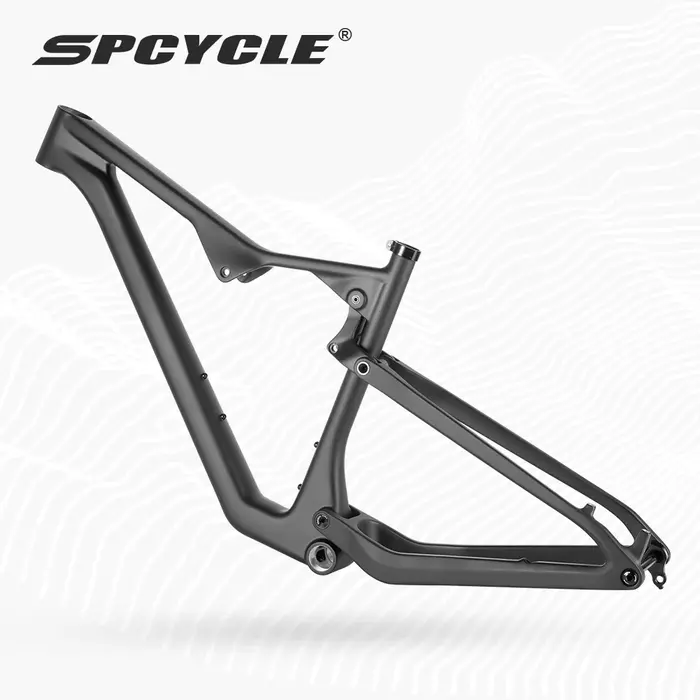 Spcycle-Cadre de VTT en Fibre de Carbone 29er à Suspension Complète