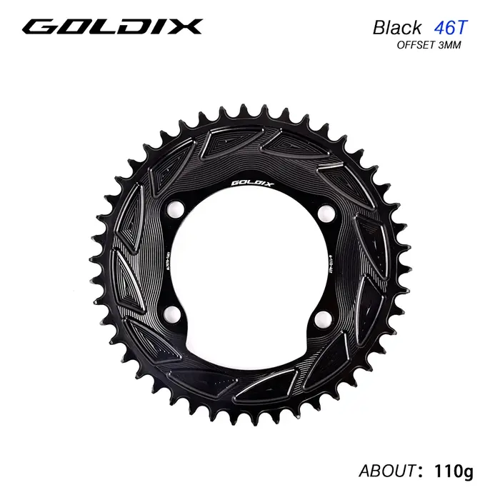GOLDIX vélo de route gravier vélo simple plateau 110BCD adapté pour Shimano R7000 R8000 R8100 R9200 