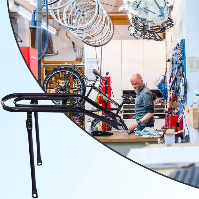 Porte-bagages arrière léger pour vélo