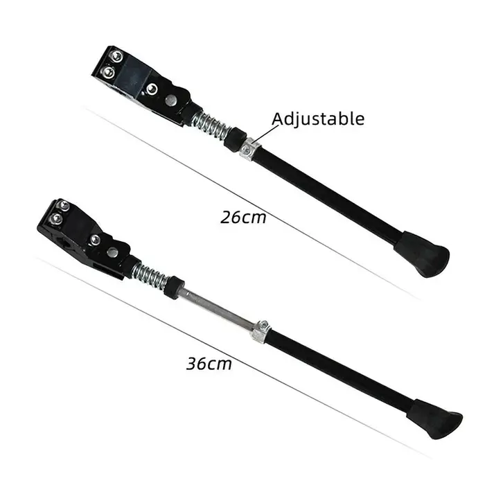 Support de pied rétractable et réglable en alliage d'aluminium pour vélo de montagne