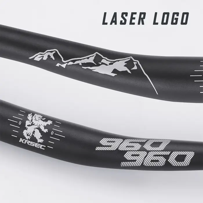 KRSEC 31.8mm VTT guidon en alliage d'aluminium vélo Riser