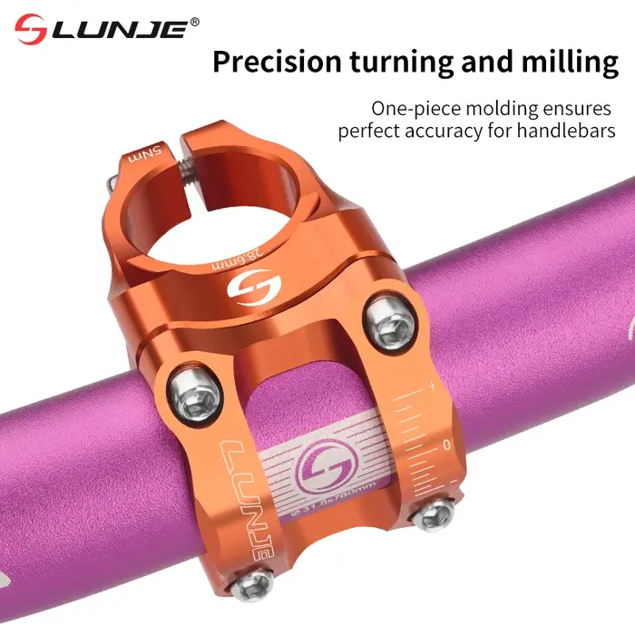 Potence CNC en alliage d'aluminium pour guidon de vélo de route et VTT