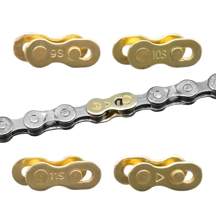 Connecteur de chaîne de vélo, 5 paires, boutons magiques de cyclisme, lien principal rapide, Joints 