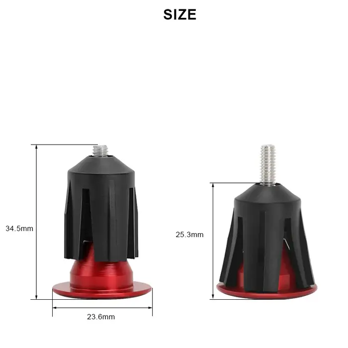 Embout de guidon multicolore en alliage pour vélo de route et VTT