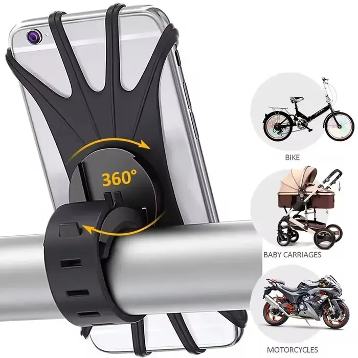 Support de téléphone pour vélo, support de téléphone portable pour moto, support pour iPhone, Samsun