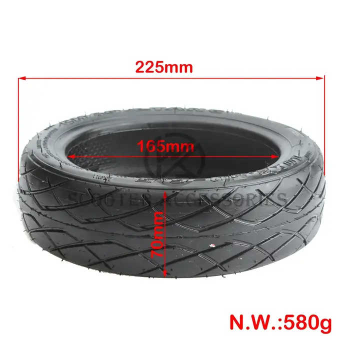 CHAOYANG 10x2.50-6.5 pneus Tubeless pour Inmotion S1 Ninebot Max tous les modèles de pièces de voiture d'équilibre de Scooter électrique