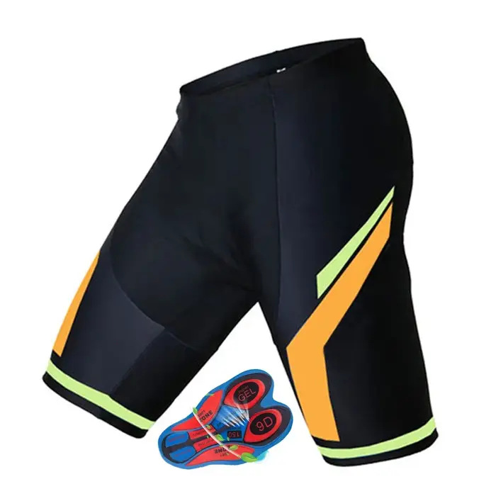 Nouveau Short de cyclisme été 9D Shorts rembourrés vélo multicolore court VTT collants pantalons