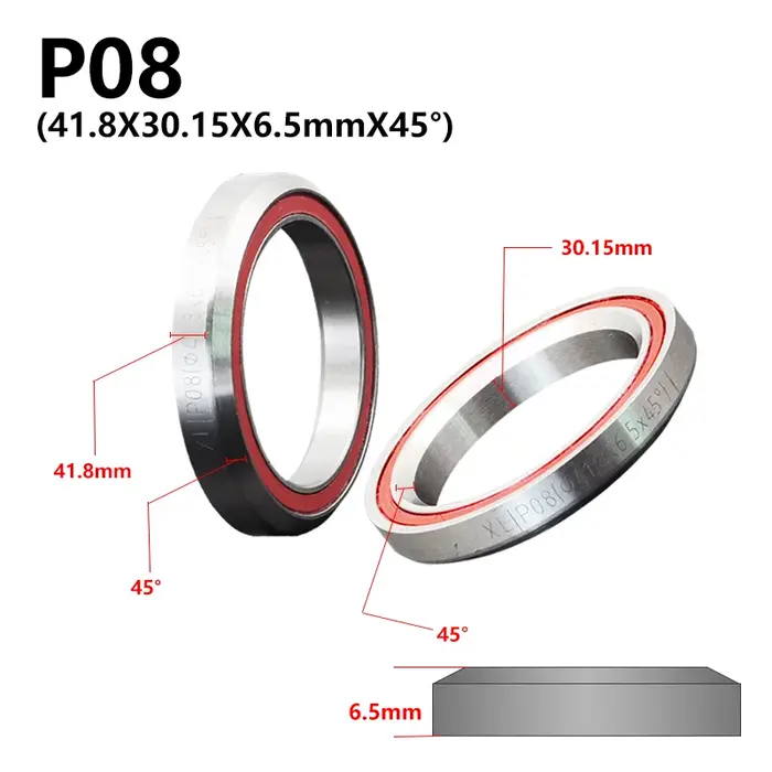 Roulement de casque de vélo 38 39 41 41.8 44 46.9 49 51 52mm