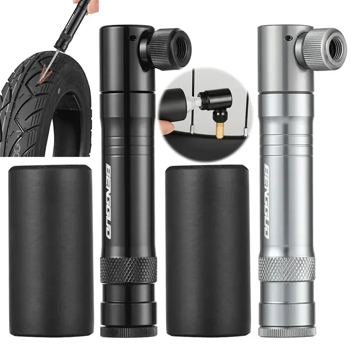 Gonfleur d'air CO2 avec Kit de réparation de pneus Tubeless