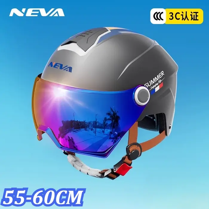 Casques de Moto électrique été hommes femmes vélos électriques Protection solaire demi-casques toutes saisons universel Casco Moto