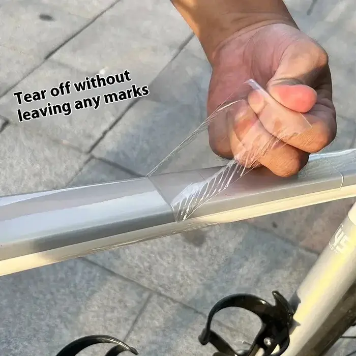 Film de protection de cadre pour vélo de route et VTT - Autocollant anti-rayures