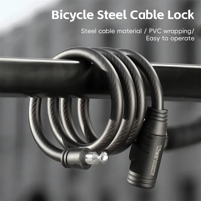Serrure de câble en acier pour vélo