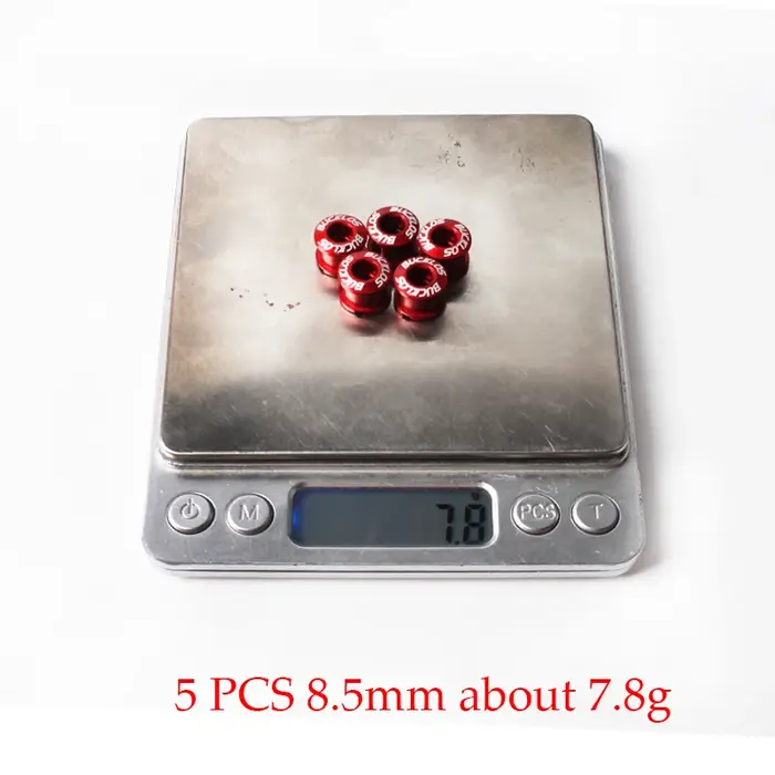 BUCKLOS – vis de plateau de vélo en alliage d'aluminium, pour pédalier simple/double, 6.5mm, 8.5mm, 