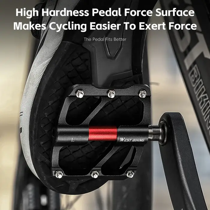 Pédales de vélo en aluminium WEST BIKING à 3 roulements