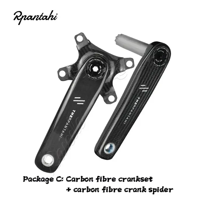 Pédalier de vélo de route RPANTAHI en fibre de carbone
