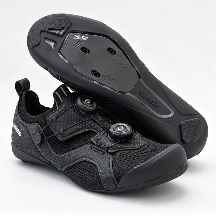 Santic – chaussures de cyclisme en fibre de carbone