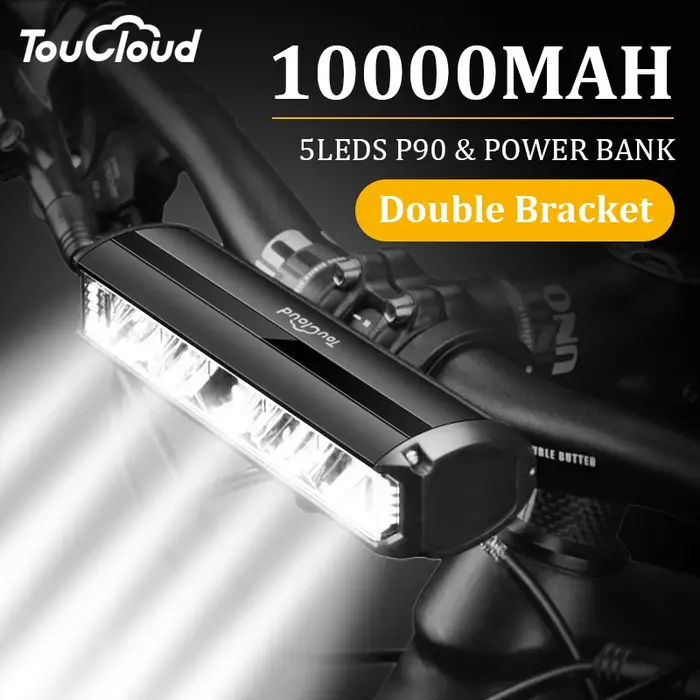 Lumière avant de vélo 10000mAh