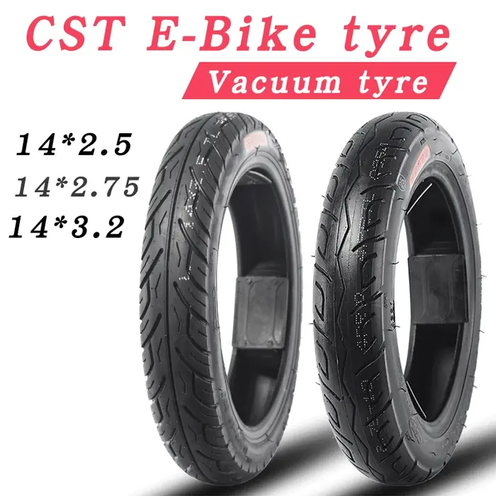 Pneus de vélo électrique CST 14 pouces 14*2.5/3.2 C1728 14*2.75 18*1.75