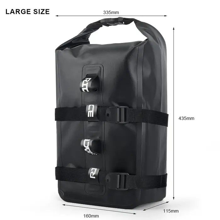 Sac de fourche avant de vélo, imperméable en PU, grande capacité, sacoche de rangement pour cyclisme