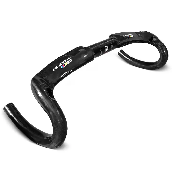 Guidon de vélo de route en fibre de carbone courbé, pièces de bicyclette, 31.8mm, 400mm, 420mm, 440m
