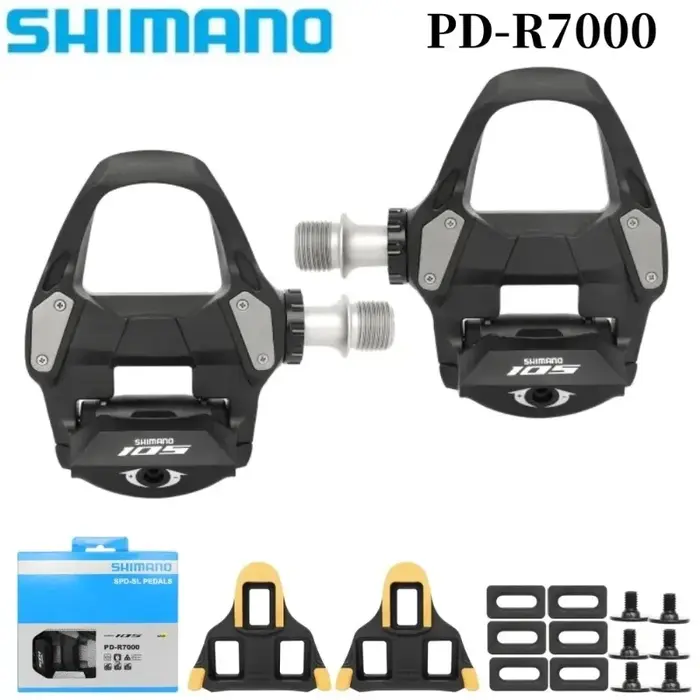 Pédales de vélo de route Shimano 105 Lock Pedal PD R7000