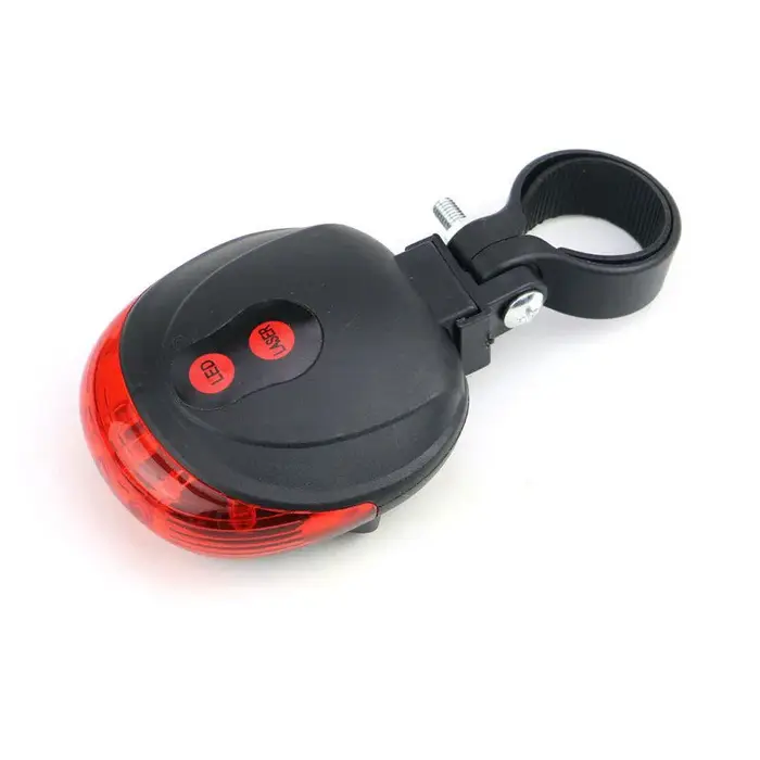Feu arrière rouge pour vélo de montagne, lumière Laser pour conduite de nuit, feu arrière clignotant