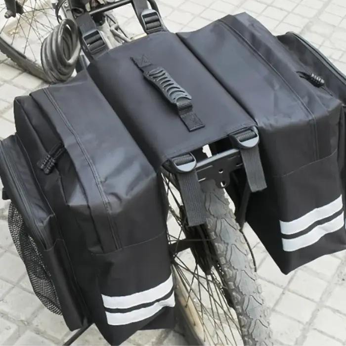 Sacoche de vélo arrière double face haute capacité