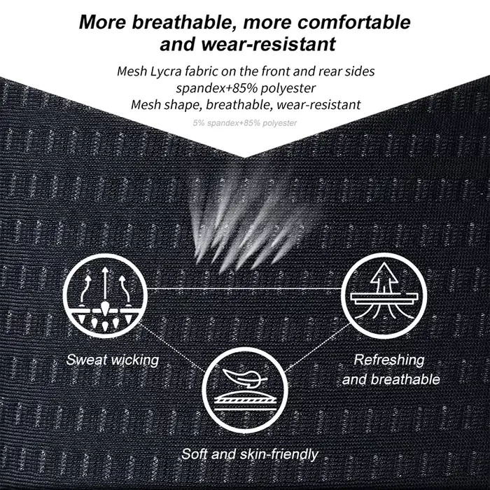 X-TIGER Shorts de Cyclisme Hommes avec Coussin 5D Gel Rembourré, sous Vetement Cycliste VTT Séchage 