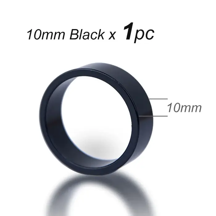 Entretoise de casque en alliage d'aluminium pour potence de vélo de 28,6 mm, entretoise de réglage d