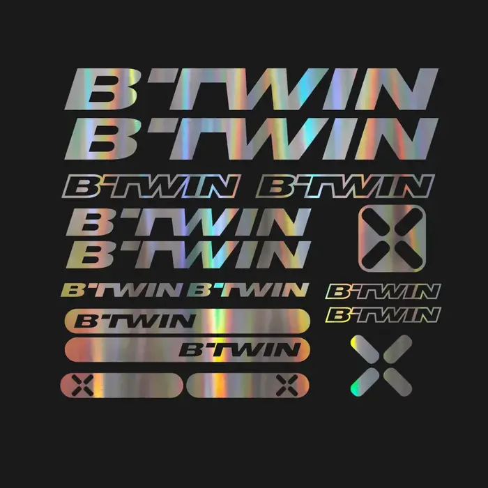 Pour vélos BTWIN autocollants décalcomanies vinyle VTT cyclisme Bmx