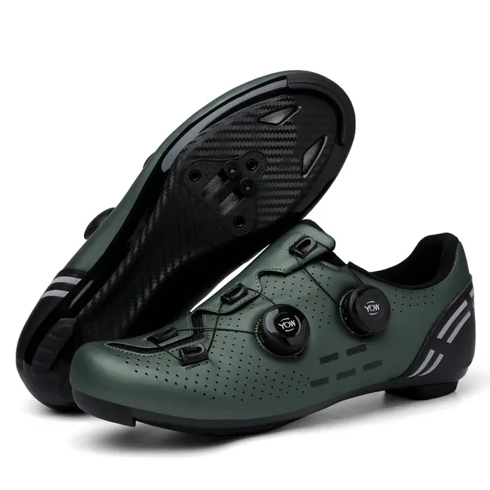 Chaussures de cyclisme sur route pour hommes, chaussures de compétition à blocage automatique, chaus