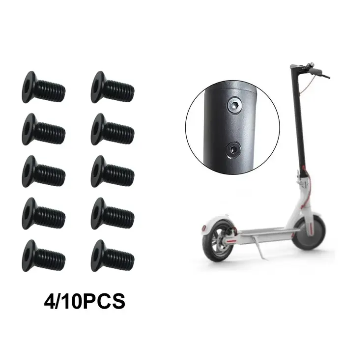Jeu de vis de fixation pour tige de trottinette électrique avec clé pour tube de fourche avant Xiaomi/pro/pro2/1S -