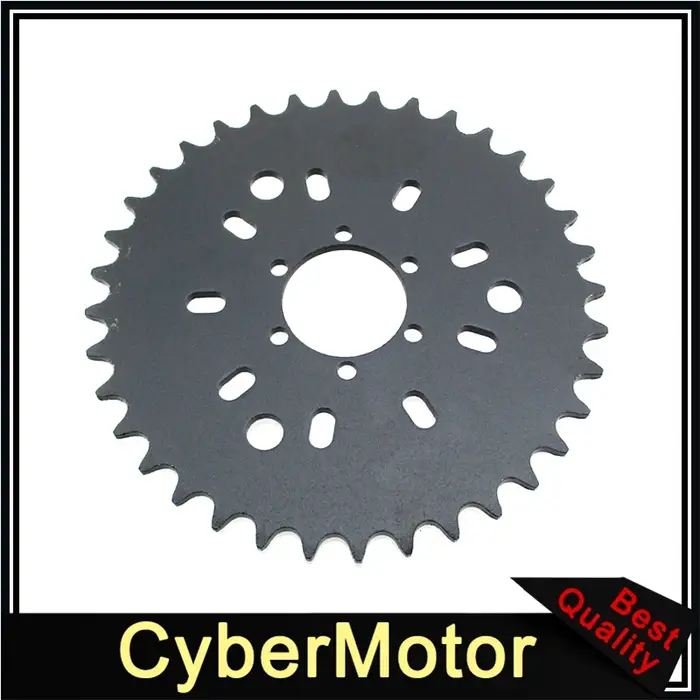Pignon de chaîne arrière à 6 trous 36T pour vélo motorisé 49cc 50cc 60cc 80cc