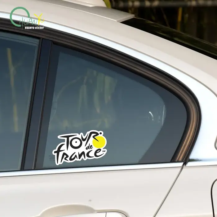Autocollant en vinyle avec logo du Tour de France